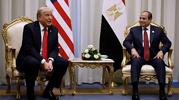 الرئيسان السيسي وترامب