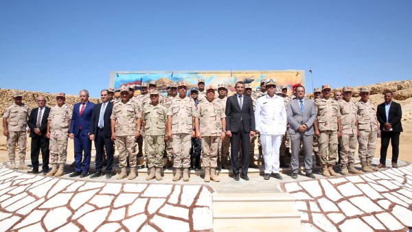 الجيش الثالث الميداني يفتتح مزار النقطة الحصينة بعيون موسى بعد إنتهاء أعمال تطويره 