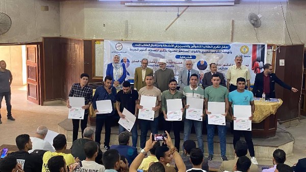 كلية الشريعة والقانون بطنطا تحتفل بانتصارات أكتوبر وتستقبل طلابها الجدد