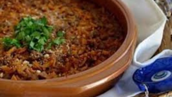 طريقة عمل الفريك باللحمة المفرومة