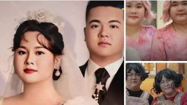 زوجان صينيان يثيران الجدل على مواقع التواصل الاجتماعي بسبب التشابه الكبير بينهما زوجان صينيان يثيران الجدل على مواقع التواصل الاجتماعي بسبب التشابه الكبير بينهما