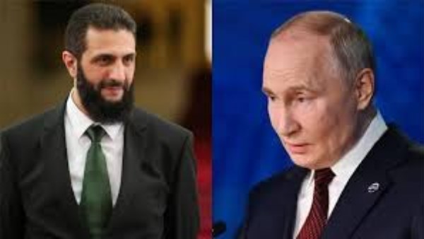 الرئيس الروسي بوتين والشرع