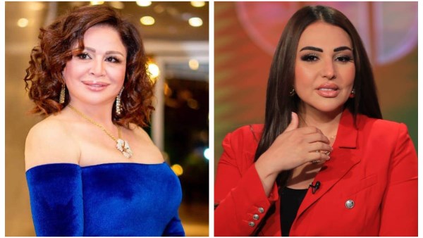 نهال طايل وإلهام شاهين  نهال طايل وإلهام شاهين