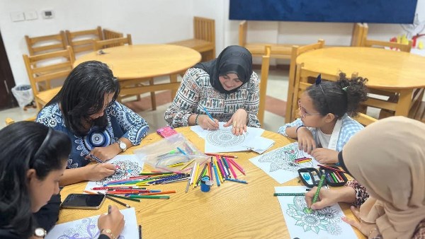فن المندالا ورشة بمتحف شرم الشيخ احتفالا بـ اليوم العالمي للصحة النفسية