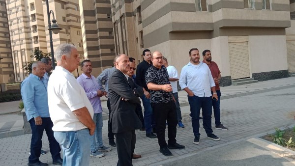 ئيس جهاز حدائق أكتوبر يتفقد مشروع فالي تاورز 