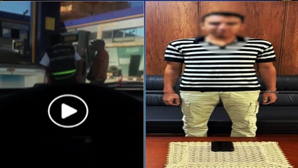 حقيقة فيديو شرطي يقود سيارة بلا لوحات في البحيرة
