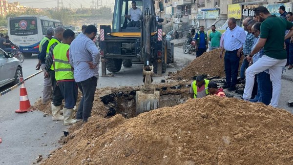 اصلاح خط المياه  اصلاح خط المياه