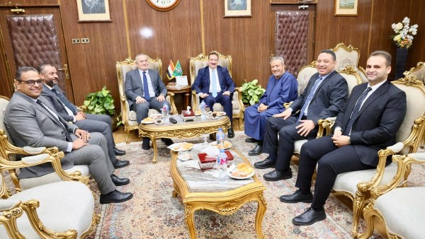 لقاء محافظ المنوفية 