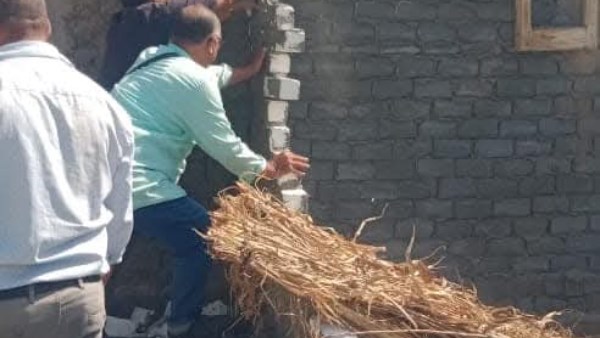 ازالة التعديات في المنوفية 