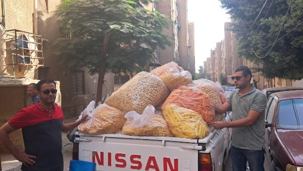 حملة مفاجئة لصحة بني سويف على منطقة أسواق محيي الدين