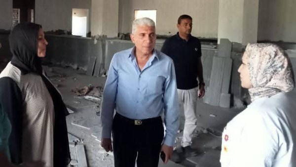 السكرتير العام أثناء الجولة 