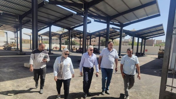 سكرتير عام محافظة المنيا يتفقد عدد من المشروعات الخدمية