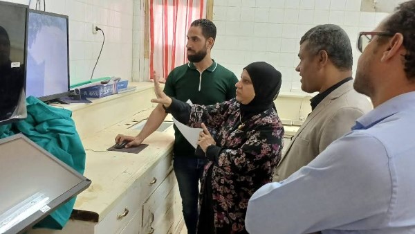 وكيل وزارة الصحة بالمتيا بتفقد المجلس الطبي العام