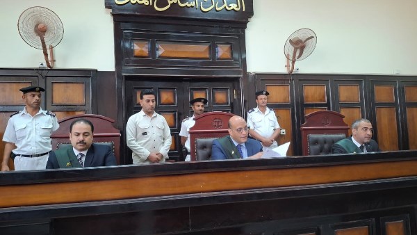 هيئة الدائرة الحادية عشر بمحكمة جنايات أسيوط 