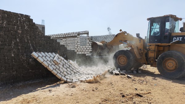 إزالة التعديات بأسيوط 