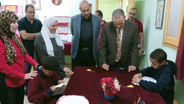 مدير تعليم أسيوط يتفقد مدرسة الامل الاعدادية / الثانوية بنين للصم وضعاف السمع 