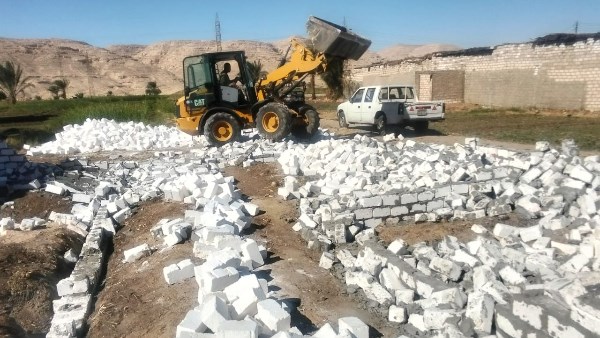 إزالة التعديات بأسيوط 
