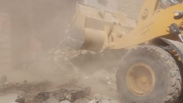 إزالة التعديات بأسيوط 