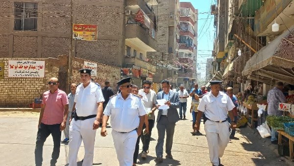 جانب من حملات مديرية أمن سوهاج