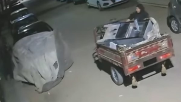 جانب من الحادث بسوهاج