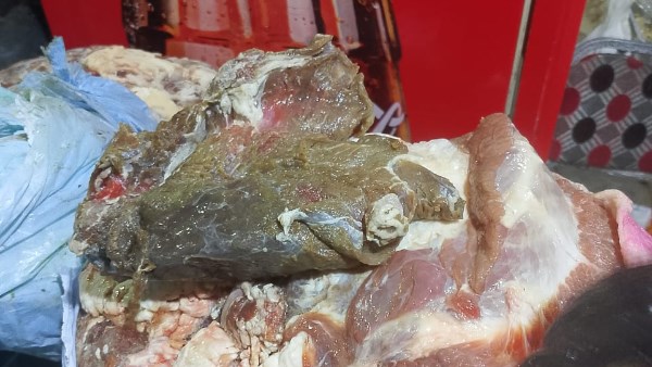جانب من المضبوطات بسوهاج