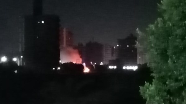 جانب من حادث بسوهاج