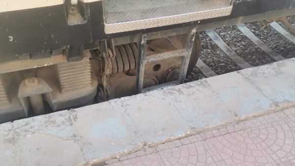 رصيف محطة قطارات البلينا بسوهاج رصيف محطة قطارات البلينا بسوهاج