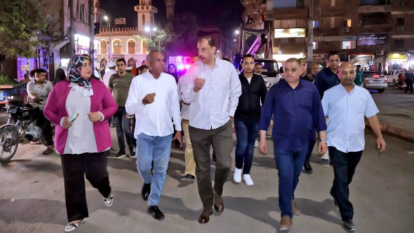 محافظ سوهاج يتفقد منطقتي المحطة والشهيد عبد المنعم رياض بحي غرب محافظ سوهاج يتفقد منطقتي المحطة والشهيد عبد المنعم رياض بحي غرب