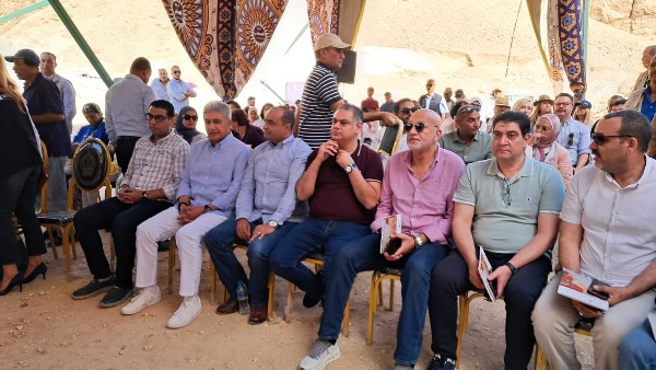 انطلاق المؤتمر الصحفي العالمي لافتتاح مقبرة الملك أمنحتب الثالث بوادي الملوك بالأقصر