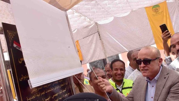 محافظ الأقصر يفتتح محطة رفع صرف صحي نجع أبو مسلم بتكلفة 90 مليون جنيه