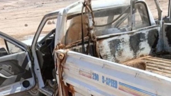 الصور الأولى لحادث انقلاب سيارة بأسوان 
