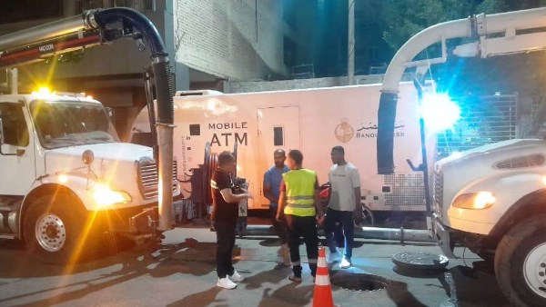 جهود شركة مياه الشرب بأسوان