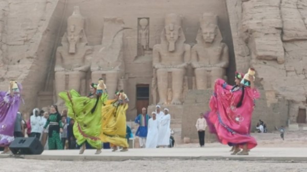 تعامد الشمس بأبو سمبل جنوب أسوان 