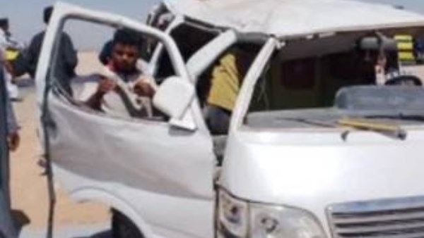 الصور الأولى لحادث أسوان