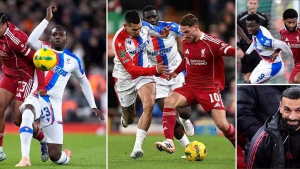 مباراة ليفربول وكريستال بالاس