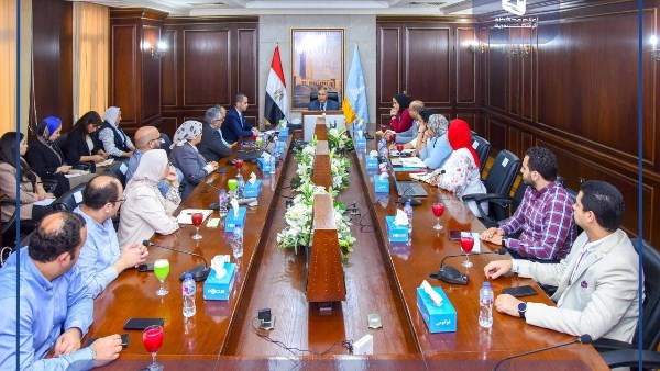 اجتماع بمحافظة الاسكندرية