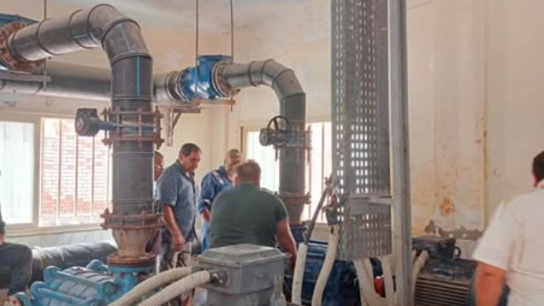 خلال المرور على محطات المياه