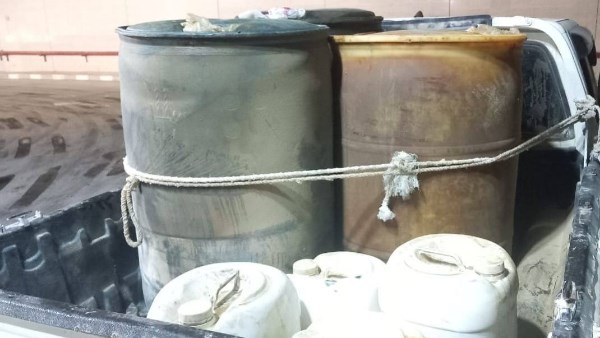 ضبط  سولار لبيعه فى السوق السوداء فى مطروح 