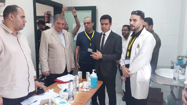 نايب  محافظ مطروح  خلال الجولة 