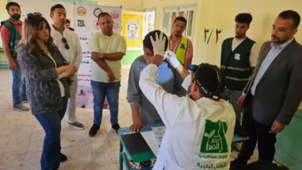 قافلة طبية لطلاب مدارس مطروح