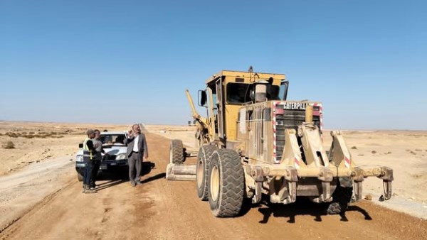 رصف طريق سيوة  الجارة  رصف طريق سيوة  الجارة