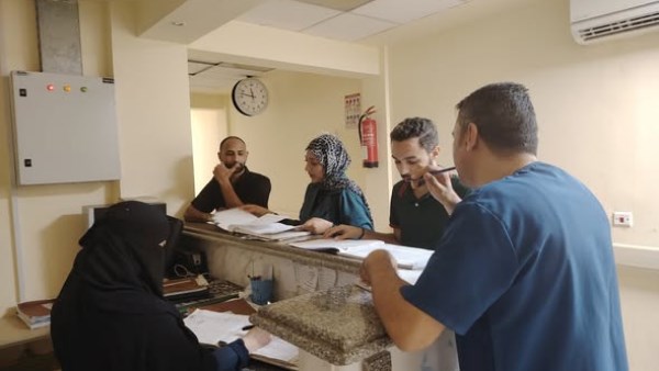 خلال مرور اللجان على المستشفيات خلال مرور اللجان على المستشفيات