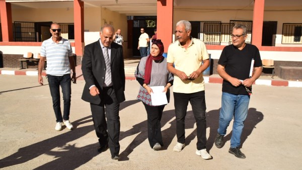 انتظام العملية التعليمية بمدرسة الشهيد أحمد سامي الثانوية ببورسعيد