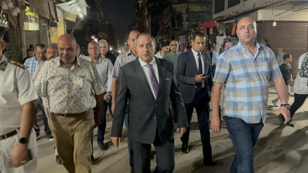 حبشي: يؤكد علي اتخاذ كافة الإجراءات القانونية لمنع عودة الإشغالات