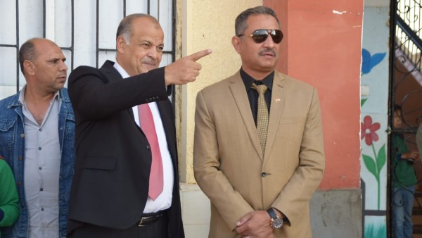 مدير عام الإدارة العامة للتفتيش والرقابة ومدير مديرية بورسعيد يتفقدان مدارس إدارة بحر البقر