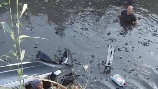 جانب من الحادث  جانب من الحادث