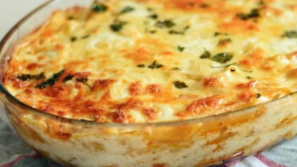 الكوسة بالبشاميل 