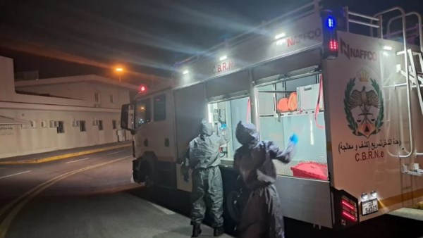 حادث تسرب أبخرة حامض الكبريتيك بالعقبة 