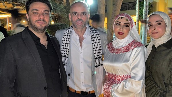 جانب من حفل زواج الأسير المحرر أكرم أبو بكر 