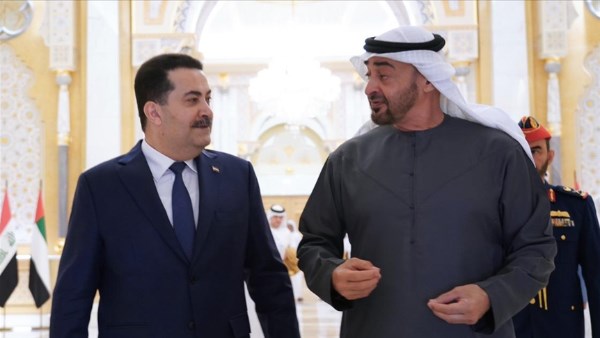 محمد بن زايد وشياع السوداني 